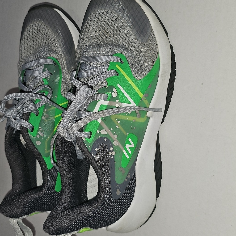 New Balance Rave Run v2 Sneakers Sz 1.5 Green/Grey - Picture 4 of 9